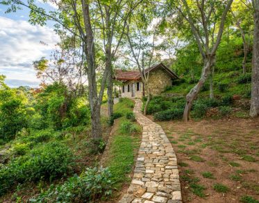 Kithul Cottage walkway to Bungalow