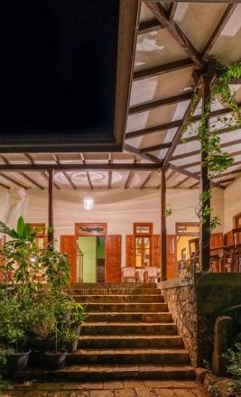 Eagle Rock Estate Bungalow at night