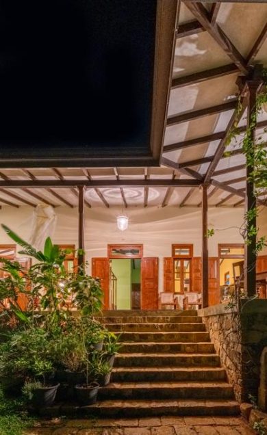 Bungalow Verandah East Side at Night