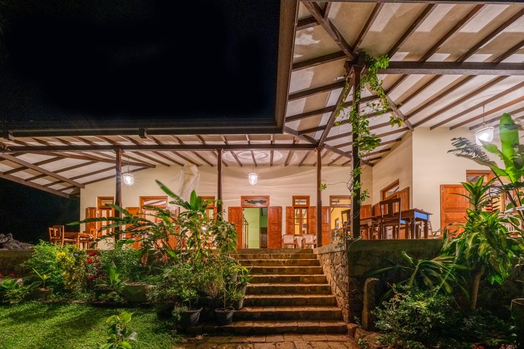 Bungalow Verandah East Side at Night