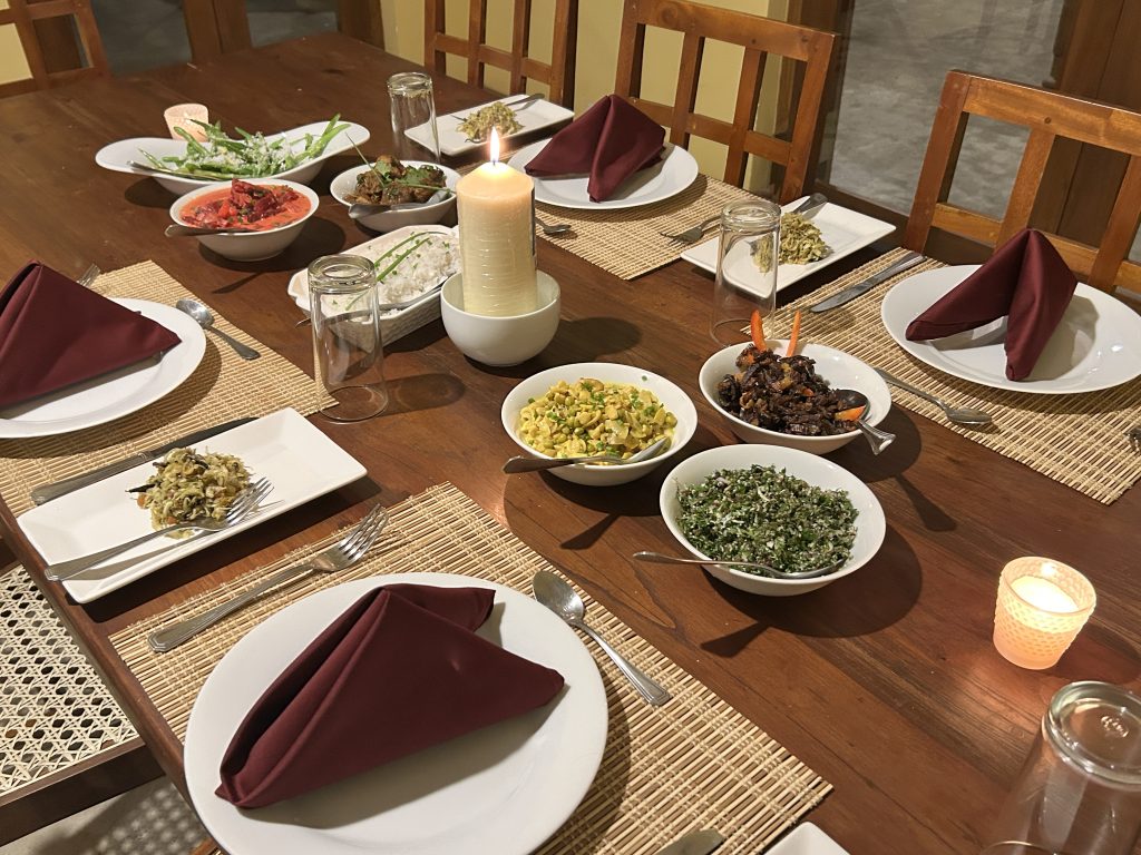 Traditional Sri Lankan dishes